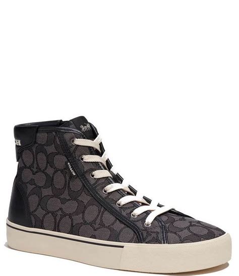 coach high top sneakers men's.